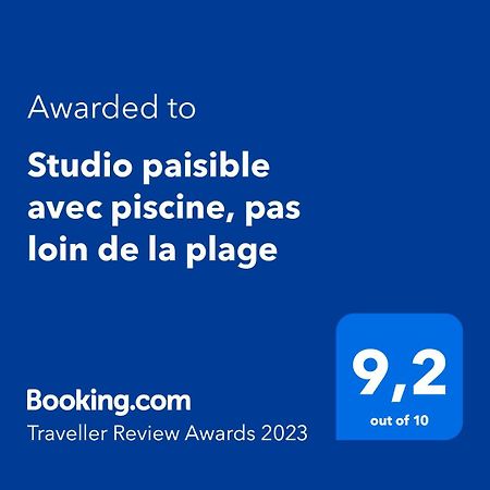 Studio Paisible Avec Piscine, Pas Loin De La Plage Ла Трините Екстериор снимка